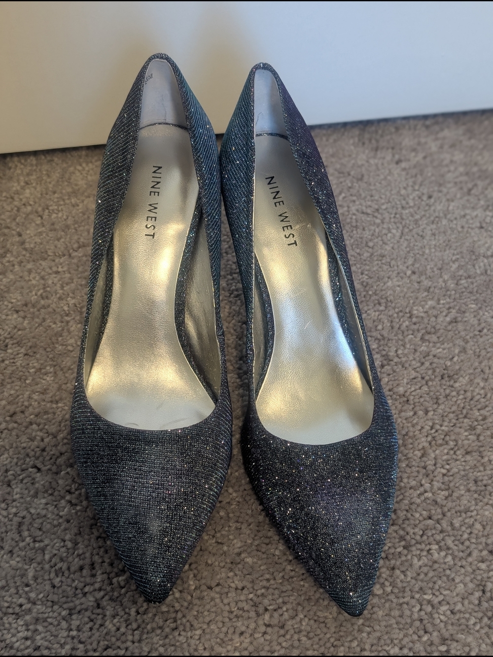 Nine West Pointed Toe Pumps 7m - Picture 2 of 5